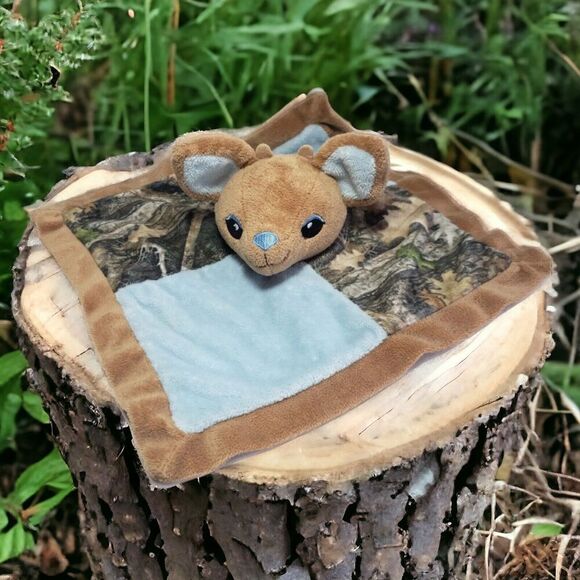 Bass Pro Shops Other - Bass Pro Shops Camo Wild Deer Fawn Lovey Baby Security Blanket Blue Brown Toy